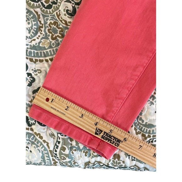 Eileen Fisher Jeans Women's Size 6 Salmon Organic Cotton 5-Pocket Pants - Picture 12 of 13